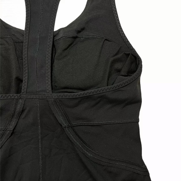 Lululemon Power Up T-Back Black Tank Top Athletic Workout Shirt Size 6 Womens - Picture 5 of 14